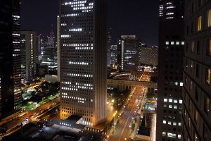 Tokio, Hochhaus, Nacht