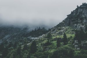 Alpen, Tal, Wolken