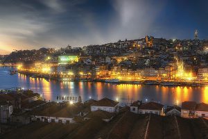 Porto, Portugal, nachts