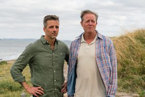 Dan Sommerdahl und sein Freund Flemming in den Dünen von Helsingør